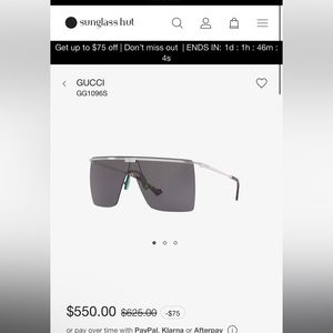 Authentic Gucci sunglasses